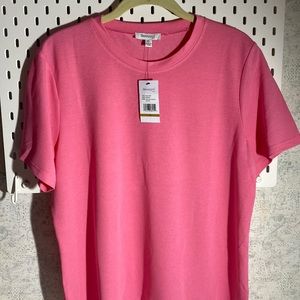 Pink Knit Tee by Skinny Girl